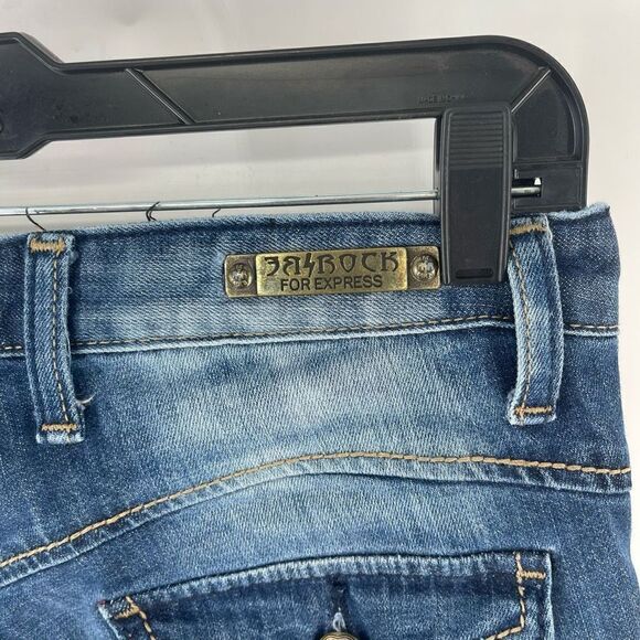 Rerock for Express Women's Bootcut Jeans Denim Mid Rise Medium Wash Blue Size 6 - Picture 7 of 12